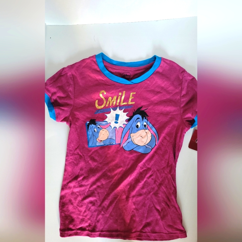 Disney Kids Pink T-Shirt with Eeyore Print